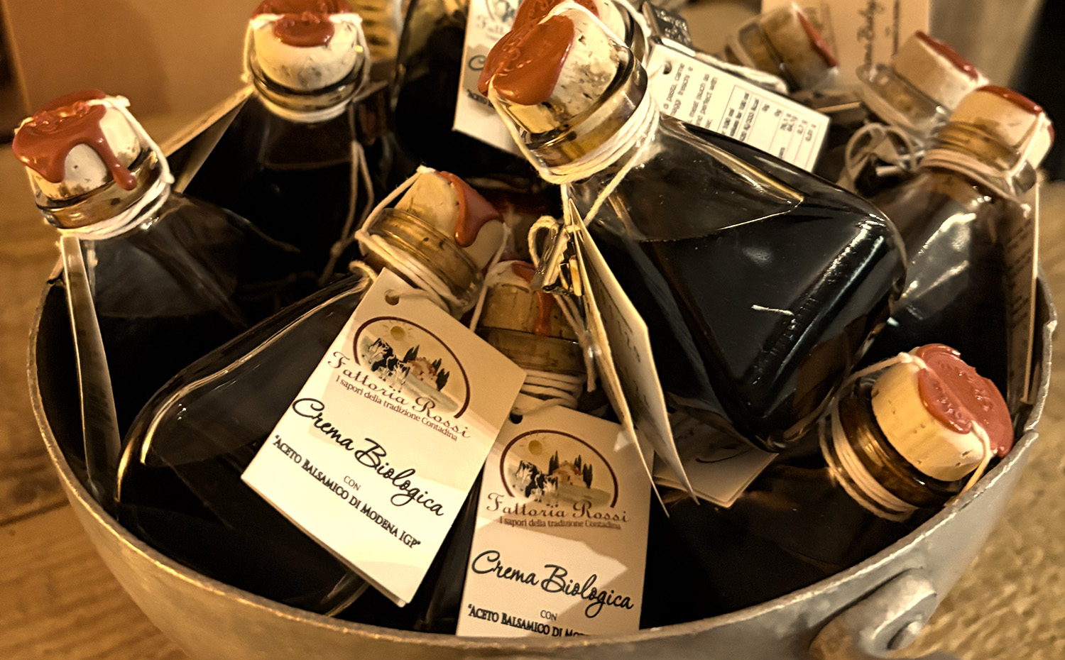 Conservare l'aceto balsamico - Fattoria Rossi