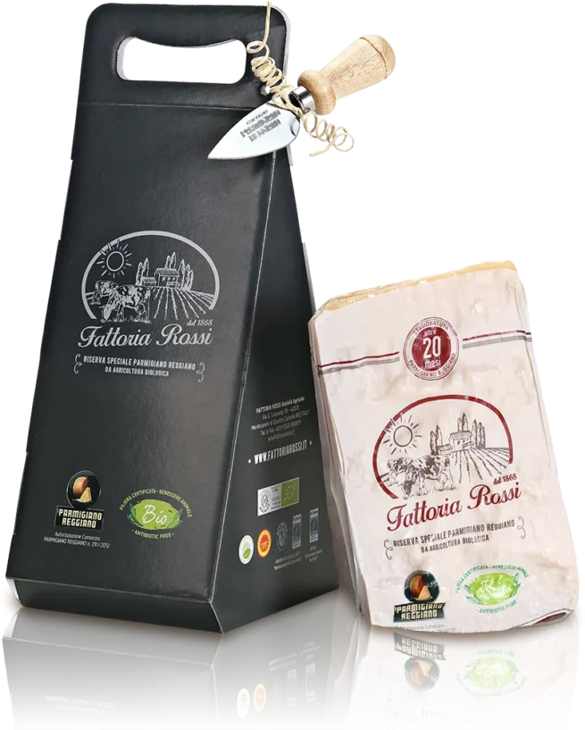 Parmigiano Reggiano Bio Confezione Regalo 1 Kg Coltellino