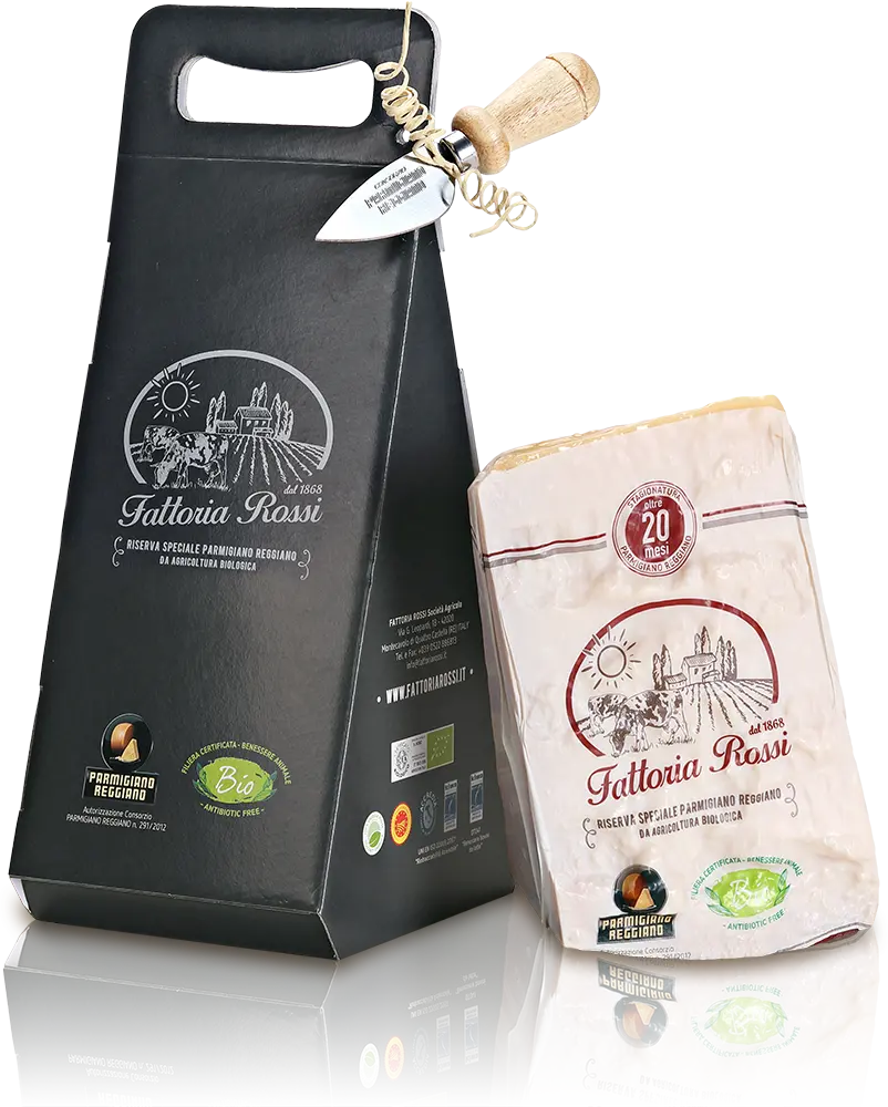 Parmigiano Reggiano Bio Confezione Regalo 1 Kg Coltellino