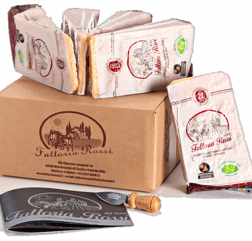Parmigiano Reggiano BIO - Varie stagionature - 5 pezzi
