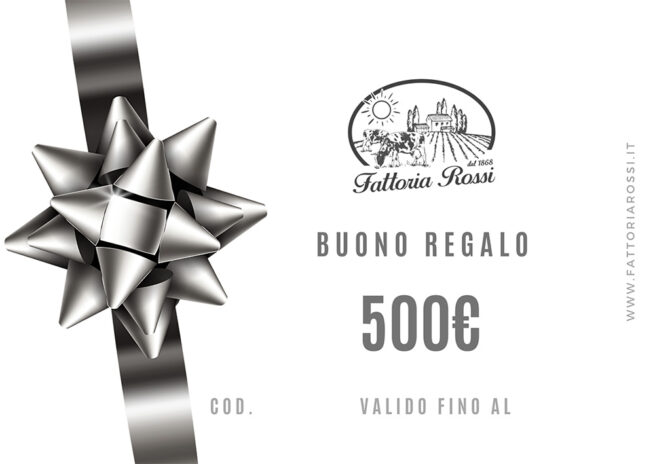 BUONO REGALO 500 €